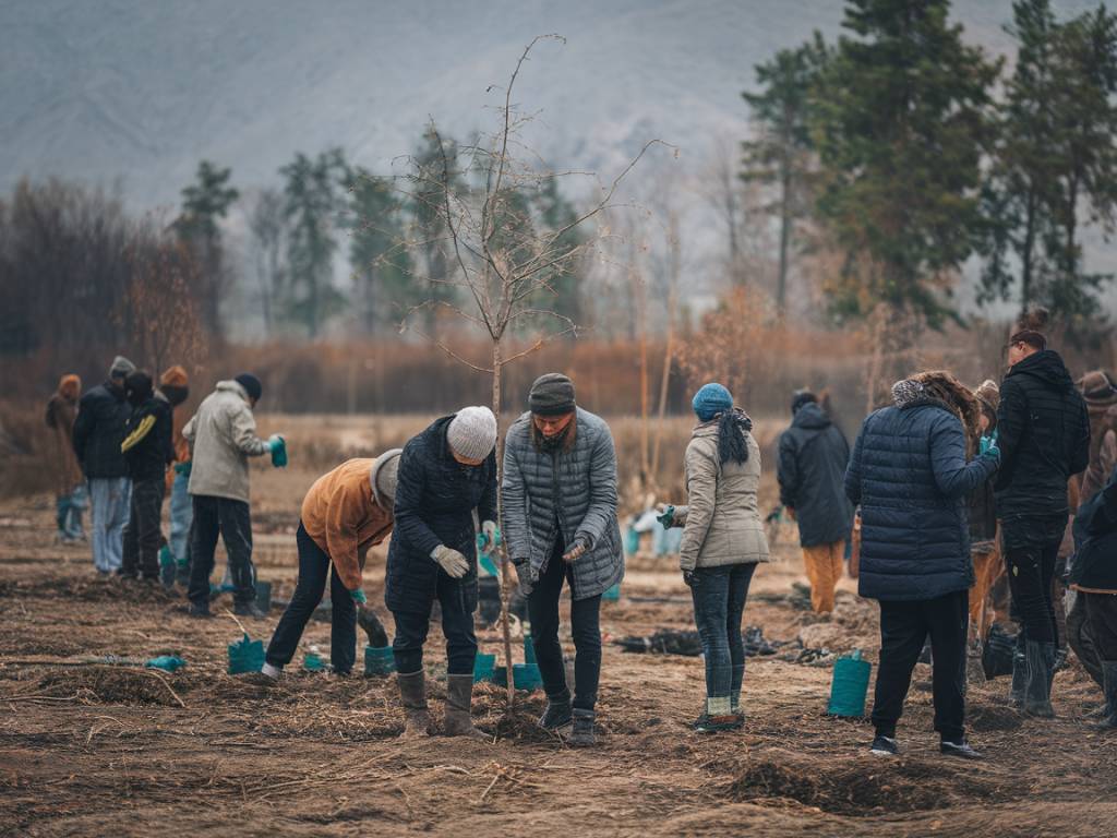 Progetti di riforestazione per contrastare la perdita di habitat naturali